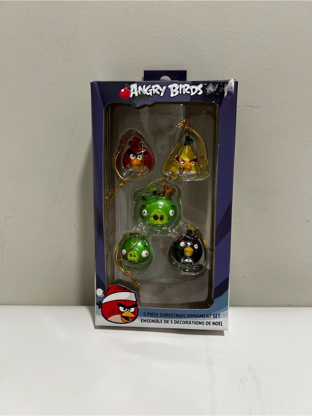 Angry birds Christmas ornament set